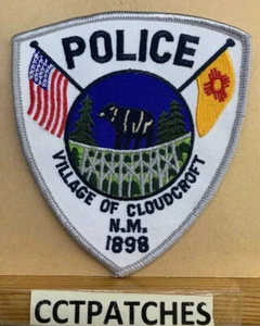 VILLAGE OF CLOUDCROFT, NEW MEXICO POLICE SHOULDER PATCH NM - Picture 1 of 2