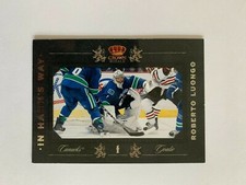 2010-11 Crown Royale In Harm's Way #3 Roberto Luongo 031/299 - Vancouver Canucks