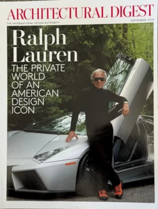 Architectural Digest September 2013 RALPH LAUREN An American Design Icon NEW - Picture 1 of 1