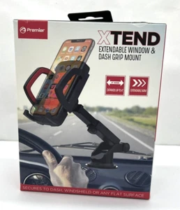 Soporte para teléfono/GPS Premier XTEND para tablero de ventana de automóvil MONTAJE DE AGARRE AUTOMÁTICO con brazo extensible - Imagen 1 de 6
