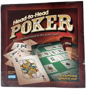 Parker Brothers 2005 HEAD-TO-HEAD POKER Game - Duel Poker Strategy for 2 - Picture 1 of 5