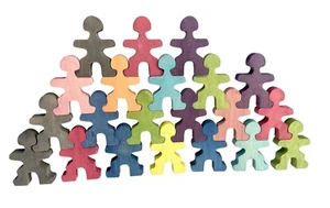 Juego de 21 piezas de juguete de madera para niños Stacking - Imagen 1 de 7