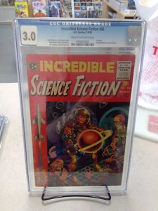 Increíble portada de Jack Davis 1955 de ciencia ficción #30 CGC 3,0 E.C - Imagen 1 de 6