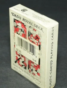 Dad's Royal Deck Humorous Regulation Playing Cards New In Package Vintage - Picture 1 of 2