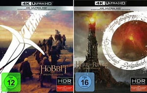 Der Hobbit + Der Herr der Ringe - 4K Ultra HD # UHD-BLU-RAY-SET-NEU - Bild 1 von 3