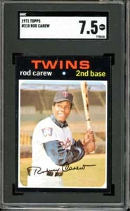 1971 Topps #210 Rod Carew Twins HOF SGC 7.5 NM+ Near Mint+ - Picture 1 of 2