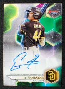 ⚾ ETHAN SALAS - 2023 Bowman's Best On Card Auto Rookie RC #B23-ES - Picture 1 of 2