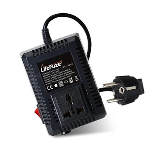 LiteFuze LC-300EU 300W Travel Voltage Converter - EU Cord - Step Up/Down - Picture 1 of 10