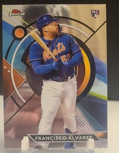 2023 Topps Finest Francisco Alvarez #86 RC - Picture 1 of 2