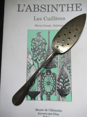 AUTHENTIQUE CUILLERE CUILLER ABSINTHE BOULENGER ANCIENNE  17 cm 28 g environ - Photo 1/4