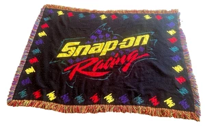 Snap On Racing Tools Throw Blanket 44 x 58 Tapestry The Northwest Co Made In USA - Picture 1 of 9