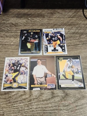 1990-2024 Pittsburgh Steelers Football Card Lot! Watt! Cowher! Freiermuth! Shell - Image 1 of 4