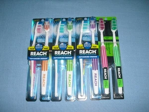 NEW 8 Reach Advance Design Soft Toothbrush 4 pk of 2 - Picture 1 of 4