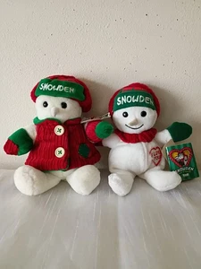 Vintage Paar Snowden and Friends Schneemänner von 1998 - entzückendes Set! - Bild 1 von 4
