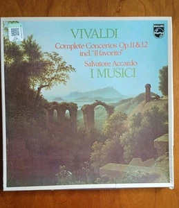 Vivaldi Classical Music LP Vinyl Box Set Salvatore Accardo I Musici Op. 11 &12 - Picture 1 of 1