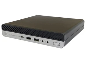 HP EliteDesk 800 G4 Desktop Mini PC i5-8500T 16GB 256GB SSD Win 10 Pro - Afbeelding 1 van 4