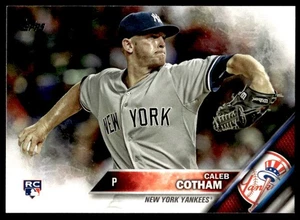 2016 Topps Caleb Cotham #530 Rookie New York Yankees - Picture 1 of 2