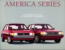 1989 Plymouth Horizon and Reliant Original Car Sales Brochure