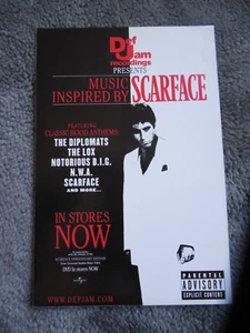 Def Jam Presents Scarface Promo Flier NWA Notorious BIG Diplomats Lox 2003 - Imagen 1 de 1