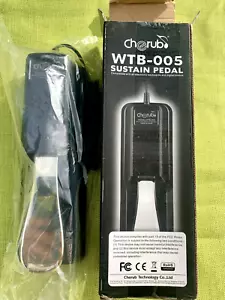 SUSTAIN PEDAL for Keyboard Piano CHERUB WTB-005 Digital & Compatible With All - Picture 1 of 8