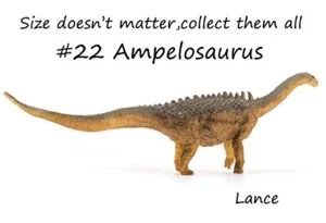 PNSO rare Ampelosaurus kinder Dinosaur Figure kids education museum set model - Picture 1 of 6