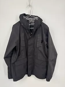 Burton White Collection Jacket Womens S Black Gray Cargo Snowboarding Ski Coat - Picture 1 of 15