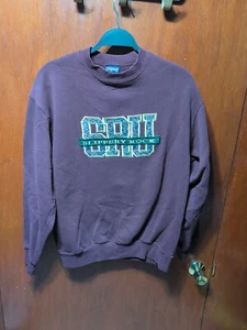 Vintage Slippery Rock University Sweatshirt mit Rundhalsausschnitt Herren XL blau 90er hergestellt in den USA - Bild 1 von 5