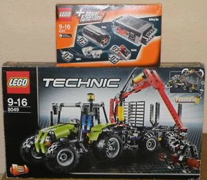 Lego Technic 8049 ciągnik z żurawiem leśnym z oryginalnym opakowaniem 100% kompletny + Powerfunctions - Zdjęcie 1 z 2