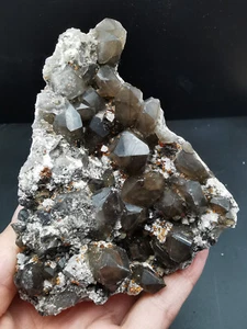 368 g Lustrosa Espesartina Gema Granate Cuarzo Cristal Mineral Espécimen Fujian - Imagen 1 de 12