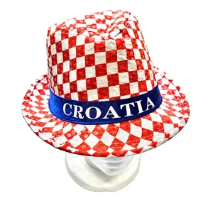 CROATIA HRVATSKA - Fan Hat Fedora Style - Picture 1 of 3