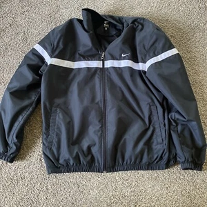 Men’s Nike Xl Black And White Zip Up Spring Jacket  - Picture 1 of 2