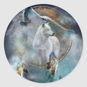 SONNENFÄNGER WOLF FEDER HEULEN Anhänger 925 Sterling Silber 20" Halskette Damen Herren - Bild 1 von 10