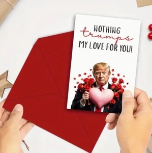 Funny 2025 Valentine's Day President Trump Card!! Free Shipping!!! - Picture 1 of 2