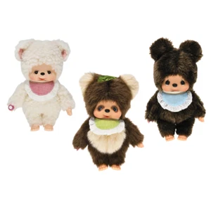 Monchhichi Plush Doll Friends Standard S Toy Kuma Tanutanu Chamu Brand New Gift - Picture 1 of 16