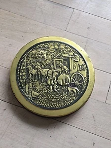 Vintage Peterson's Complete Line Of Quality Nuts Tin  Ye Old Nut Shop 8.5" 1.25" - Picture 1 of 10
