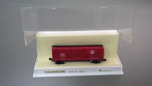 Vtg Bachmann N Scale in White Display Box GN Stock Cattle Car #6150 Metal Wheels - Picture 1 of 7