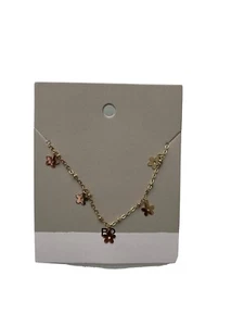 Gold-Tone Mini Charm Dangle Pendant Chai - Picture 1 of 5