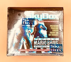 Juego de 36 paquetes en caja de tarjetas coleccionables de Super Mario Bros 1993 vintage ¡nuevo y sellado! - Imagen 1 de 5