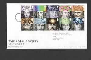 RAR!  2010 ROYAL SOCIETY FDC adressiert an ERIC BRISTOW MBE DARTS - PERFEKT - Bild 1 von 1