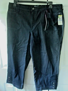 Capris de mezclilla para dama talla 18 G. Vanderbilt nuevo con etiquetas - Imagen 1 de 2