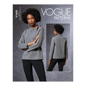 Vogue Schnittmuster V1635 Misses' Top asymmetrisch langarm - Bild 1 von 2