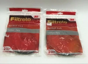 Lot of 2 Filtrete 3M Dirt Devil 4 & 5 Fantom Fury - Picture 1 of 2
