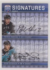 2008-09 Be a Player Duals Signatures Patrick Marleau Devin Setoguchi #S2-MS Auto