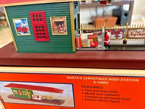 LIONEL6-16863 #1 SANTA'S WISH STATION COSTRUITA-2011 SCATOLA ORIGINALE NUOVA - Foto 1 di 3
