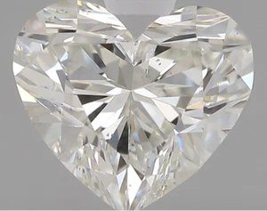 GIA Natural Heart Cut Diamond For Pendant - Picture 1 of 2