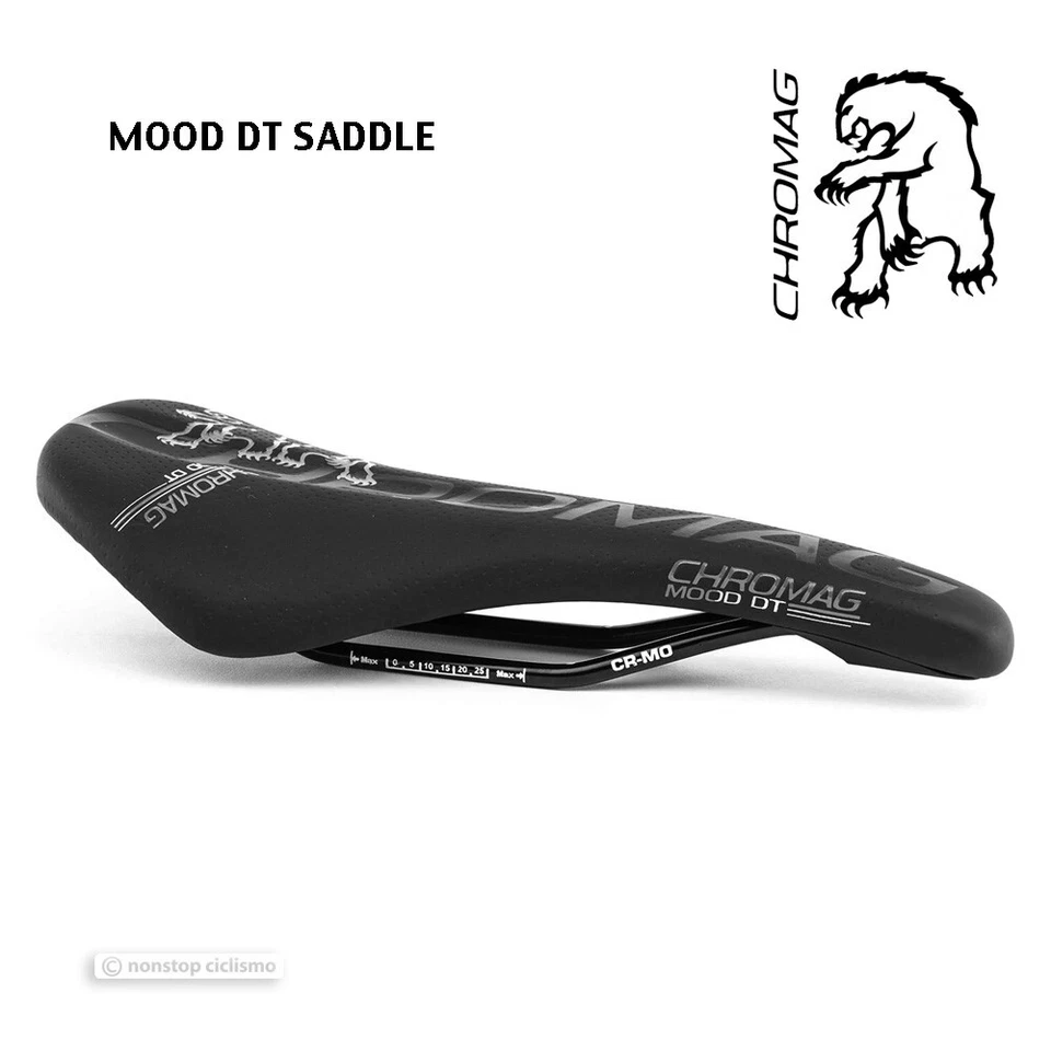 Chromag MOOD DT MTB Mountain Bike Saddle : BLACK - Image 1 of 1