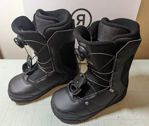 Botas Boa de Snowboard Ride Rook negras para hombre talla 8 NUEVAS - Imagen 1 de 7
