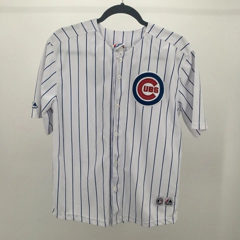 Authentic Chicago Cubs Alfonso Soriano 12 Jersey Youth 14/16 White Stitched Cover