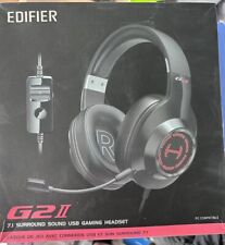 Edifier G2II 7.1 Surround Sound USB Gaming Headset with Microphone, RGB Lighting