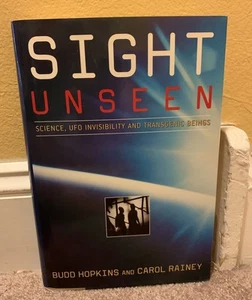 SIGHT UNSEEN VINTAGE FLYING SAUCER UFO SPACE ALIEN PARANORMAL BOOK - Picture 1 of 9